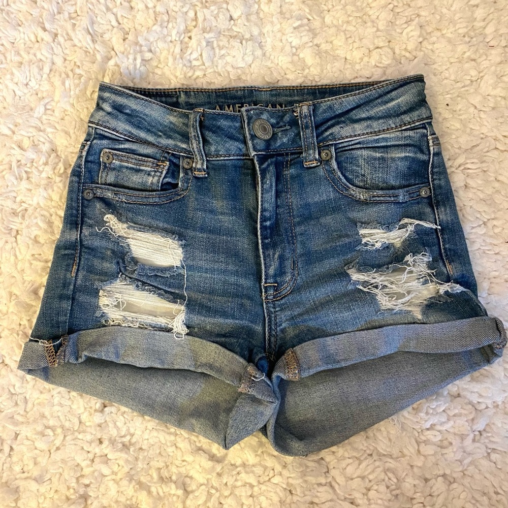 American eagle jean shorts